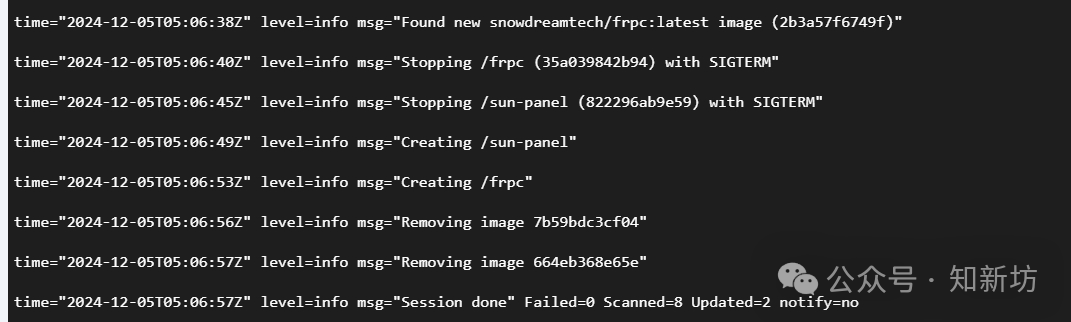 飞牛 使用docker部署Watchtower 自动更新 Docker 容器-第6张图片-资源分享
